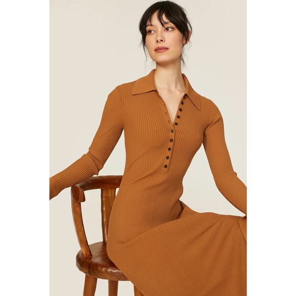 A.L.C. Lance Dress in Cognac Size XS - Picture 1 of 10